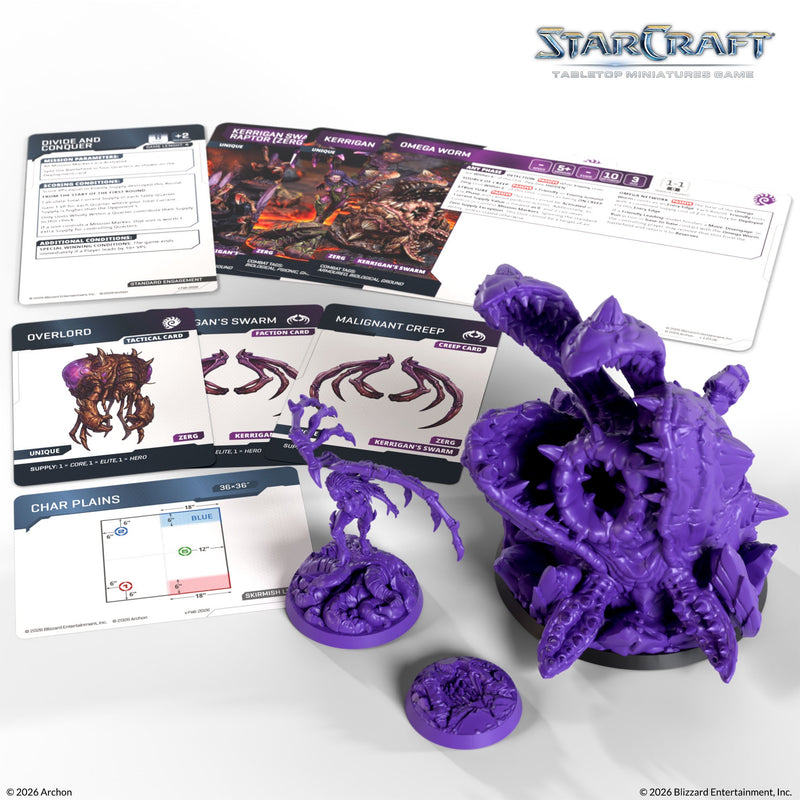 StarCraft Zerg Kerrigan and Omega Worm