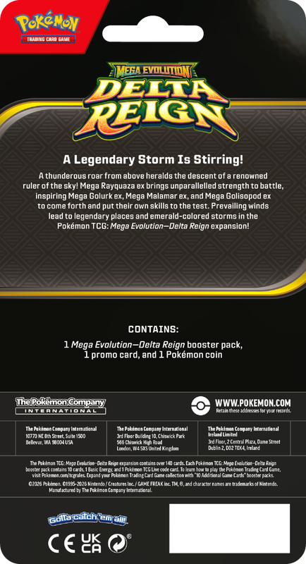 [Pre Order] Pokémon Delta Reign Checklane Blister
