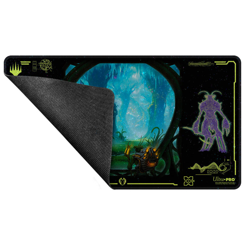 UP PLAYMAT MTG EDGE OF ETERNITIES GREEN HOLOFOIL