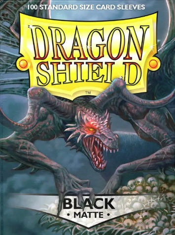 Dragon Shield: Matte 100ct: Black
