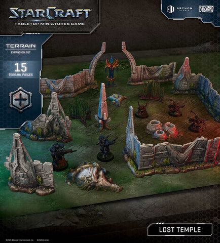 StarCraft Protoss Lost Temple Terrain Expansion Set