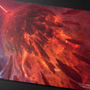 UP PLAYMAT MTG EDGE OF ETERNITIES MYTHIC LAND RED