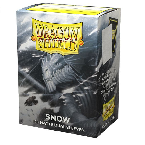 Dragon Shield: Dual Matte 100ct: Snow