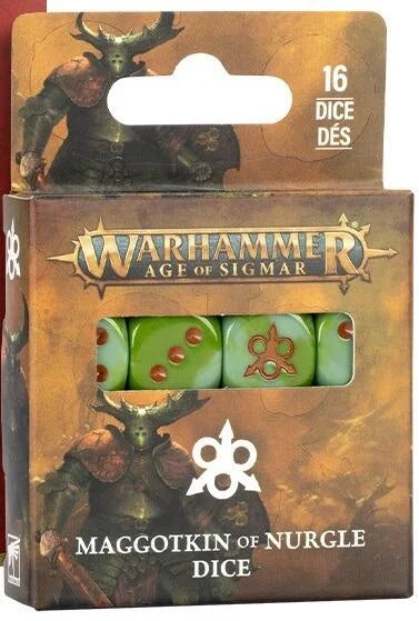 [PRE-ORDER] AGE OF SIGMAR: MAGGOTKIN OF NURGLE DICE